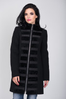 Пальто 1-028/9 Черный
