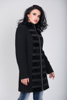 Пальто 1-028/9 Черный