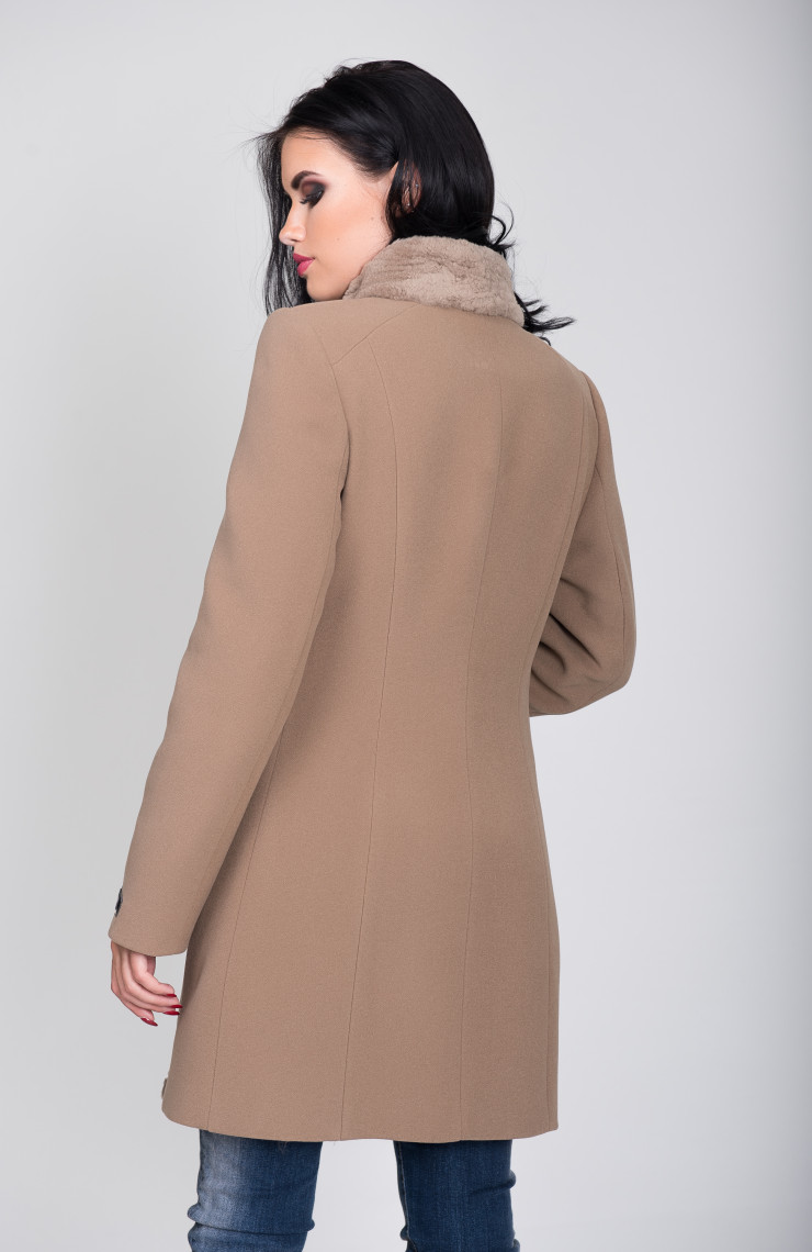 Пальто 1-028/9 Песок