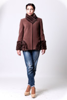 Пальто 1-029/9 Шоколад