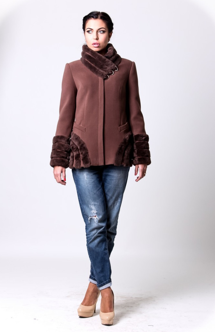 Пальто 1-029/9 Шоколад
