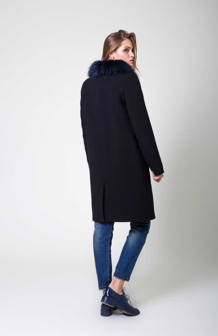 Пальто 1-061/9 Черный
