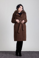 Пальто 1-061IT Шоколад