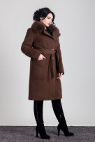Пальто 1-061IT Шоколад