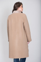 Пальто 1-084L Карамель