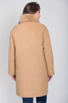 Пальто 1-095IT Кэмэл