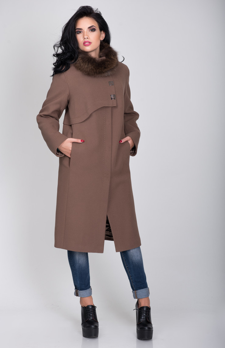 Пальто 1-101/9 Молочный шоколад