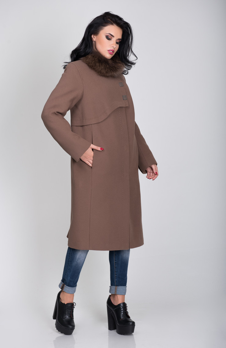 Пальто 1-101/9 Молочный шоколад