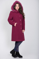 Пальто 10-43 Малиновый