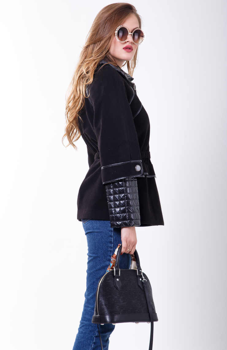 Пальто 2-227 Черный