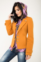 Пальто 2-317К Золотой песок