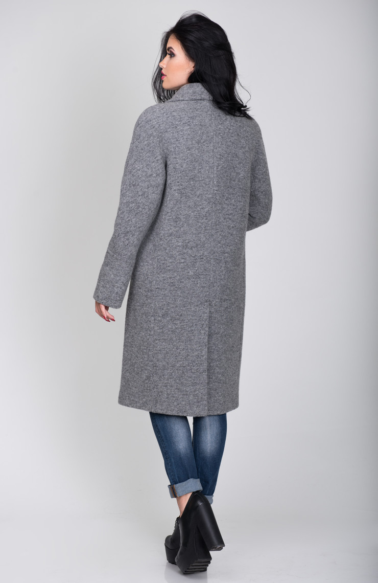 Пальто 2-338L Серый