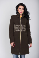Пальто 2-342/9 Табак