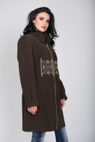 Пальто 2-342/9 Табак