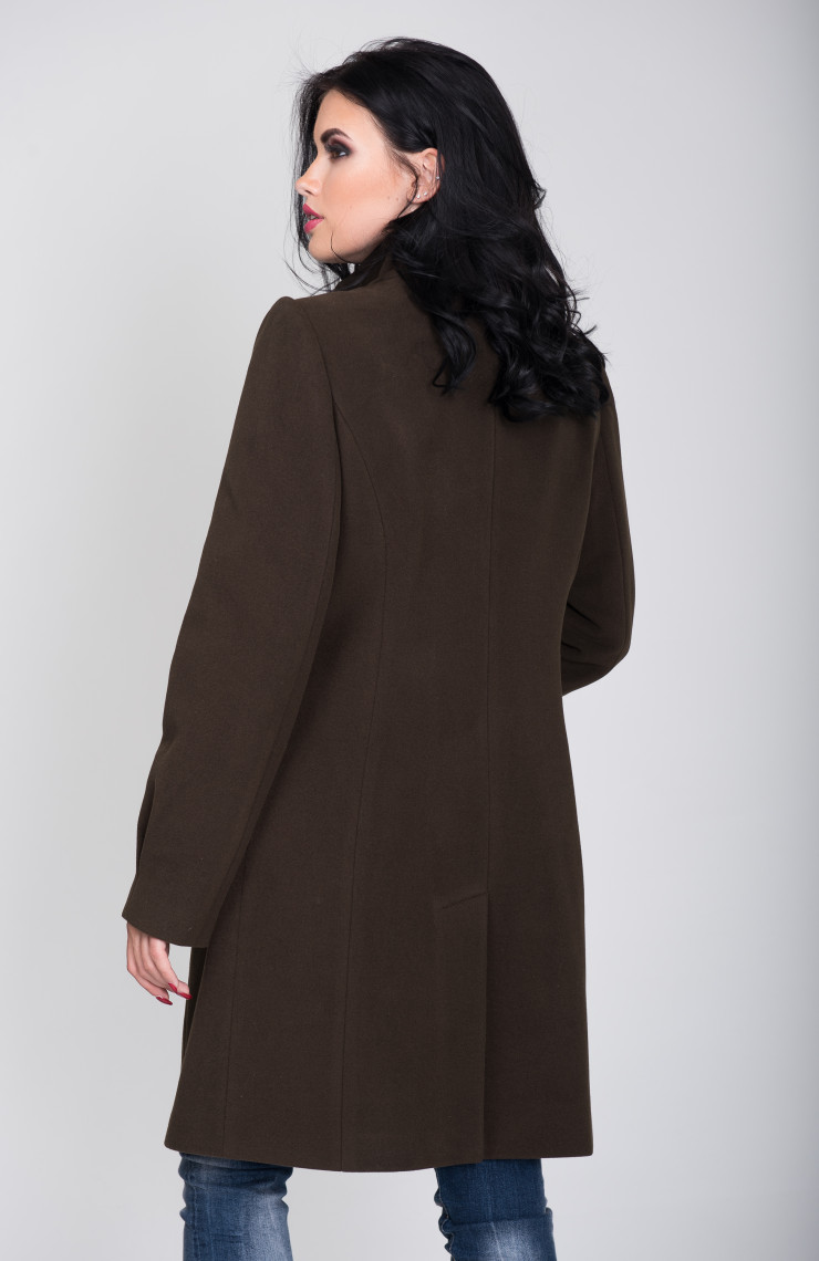 Пальто 2-342/9 Табак