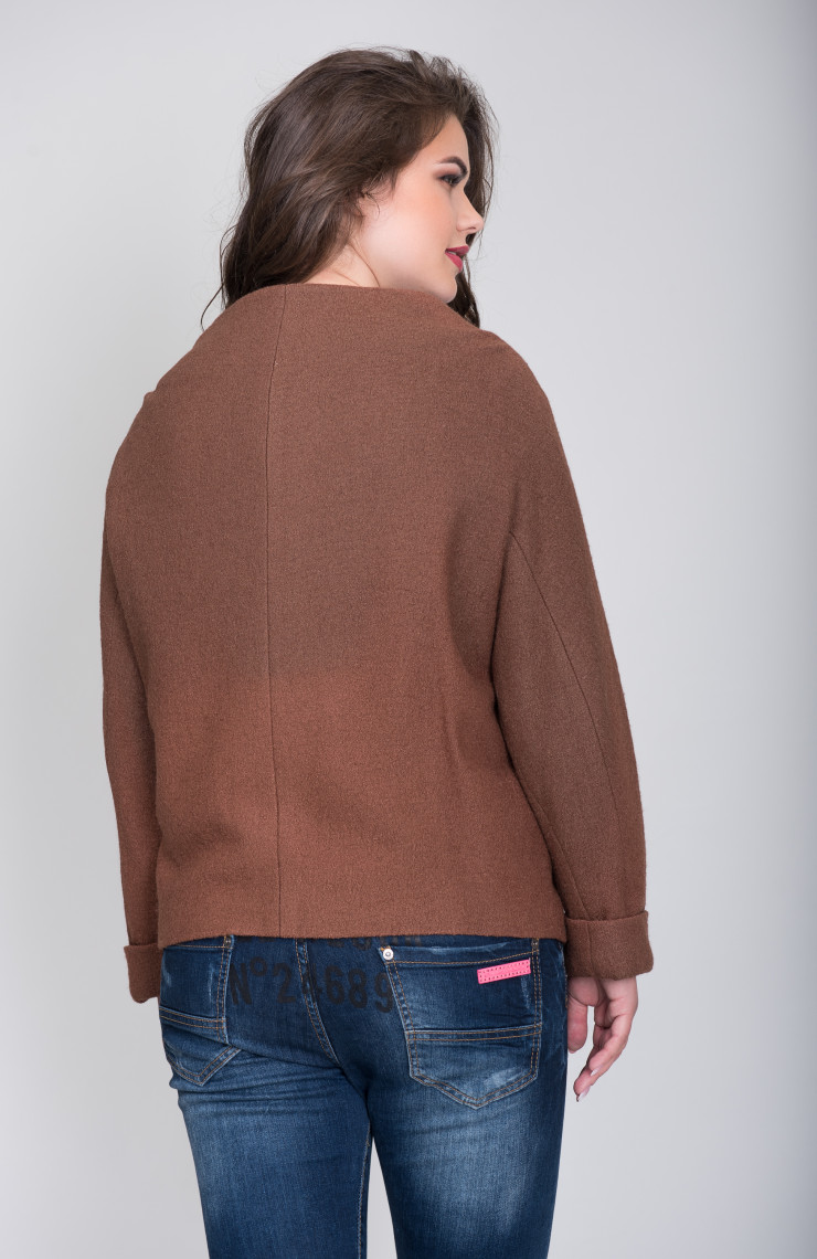 Пальто 2-348 Молочный шоколад