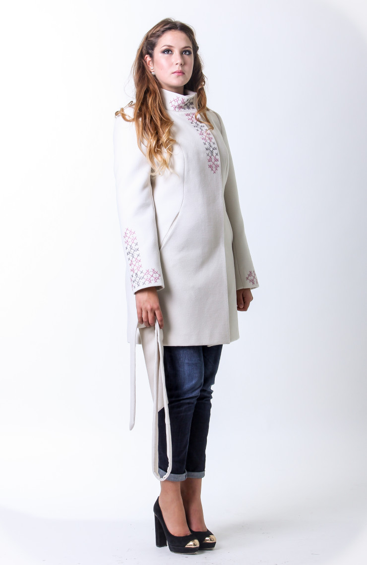 Пальто 2-350 Молоко