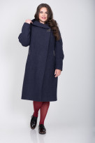Пальто 2-353Ш Сине-фиолетовый