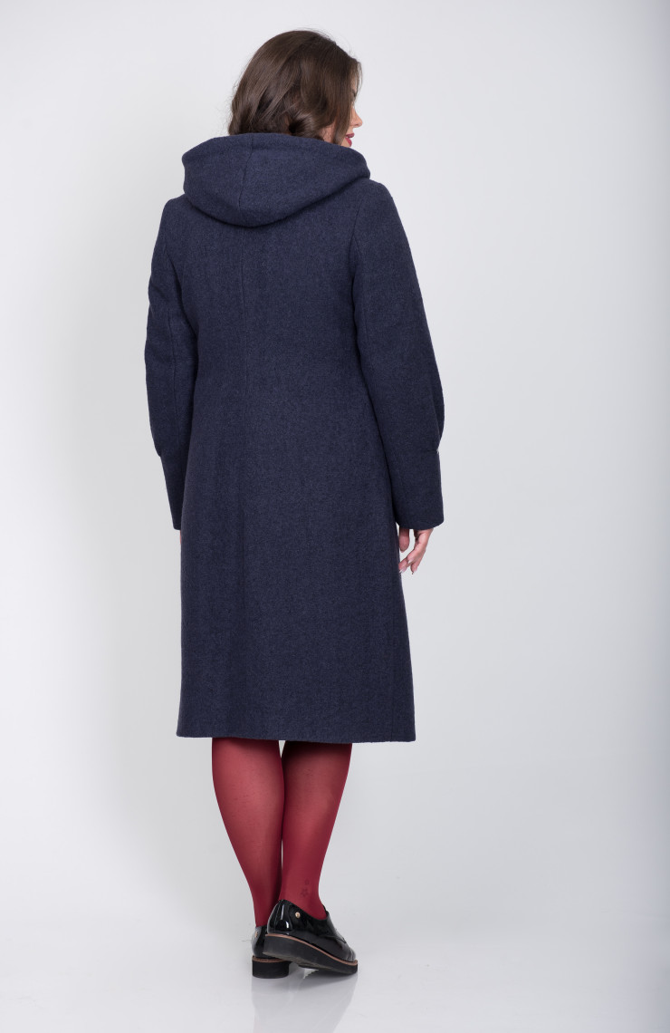 Пальто 2-353Ш Сине-фиолетовый