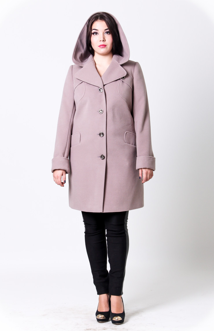 Пальто 2-359 Пепельно-розовый