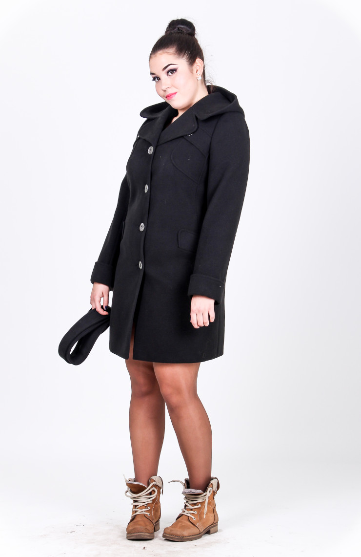 Пальто 2-359 Черный