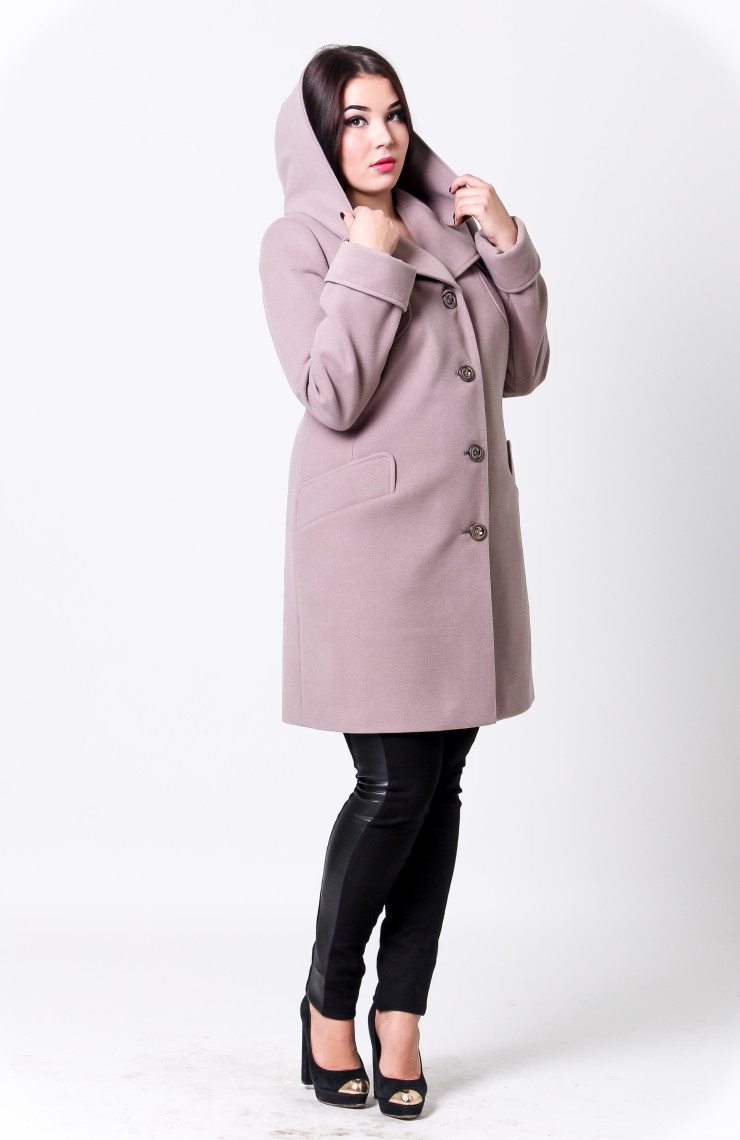 Пальто 2-359 Пепельно-розовый
