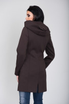 Пальто 2-385 Черный шоколад