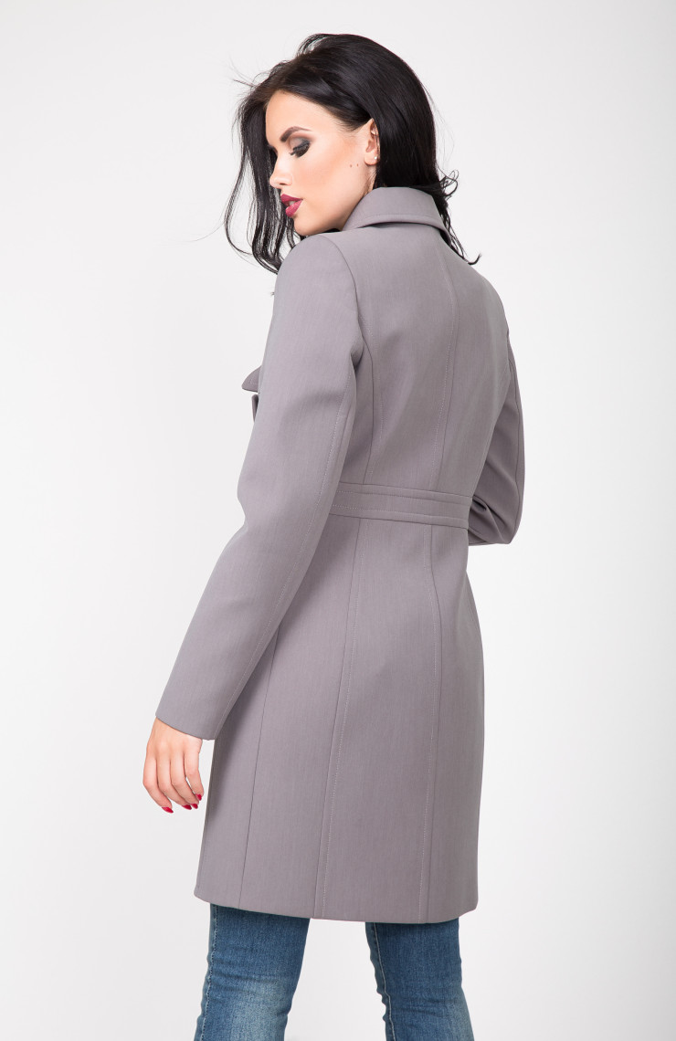 Пальто 2-387 Серый