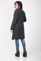 Пальто 2-391 Темно-серый