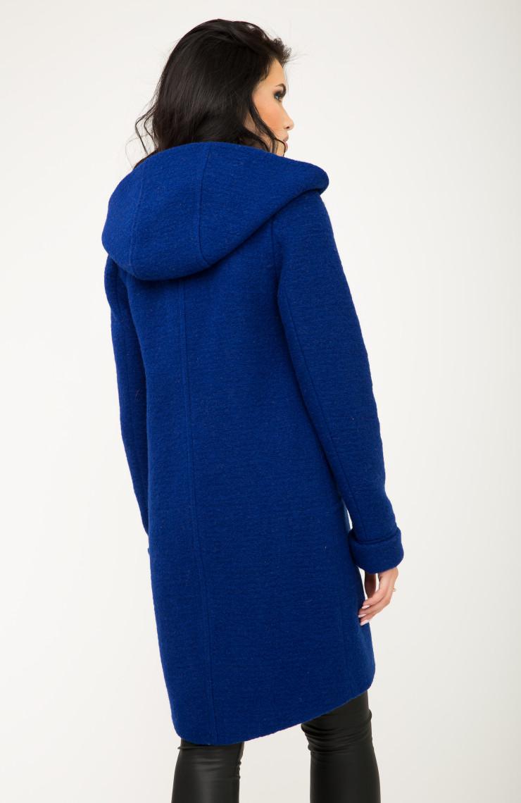 Пальто 2-416L Кобальт