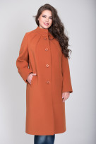 Пальто 2-421/9 Светло-терракотовый
