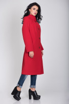 Пальто 2-421/9 Темно-красный