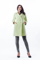 Пальто 2-424L Салатовый