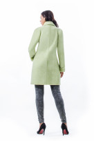 Пальто 2-424L Салатовый