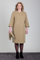 Пальто 2-437/9 Оливковый