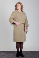 Пальто 2-437/9 Оливковый