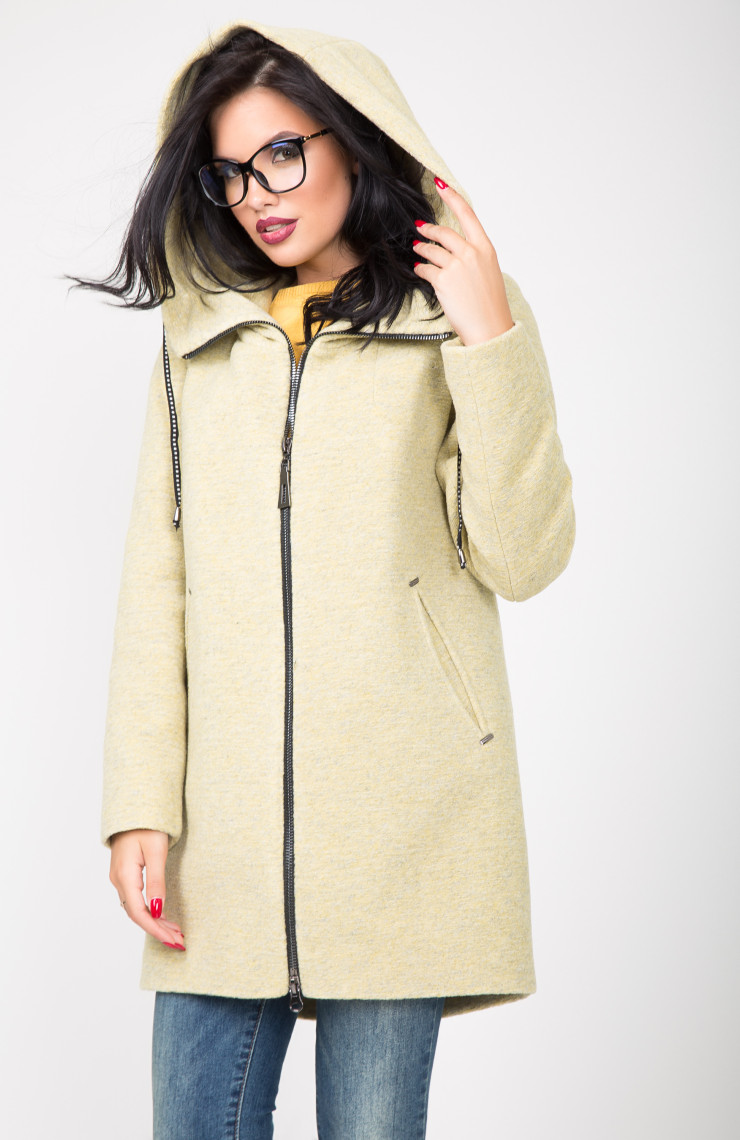 Пальто 2-444L Лимон