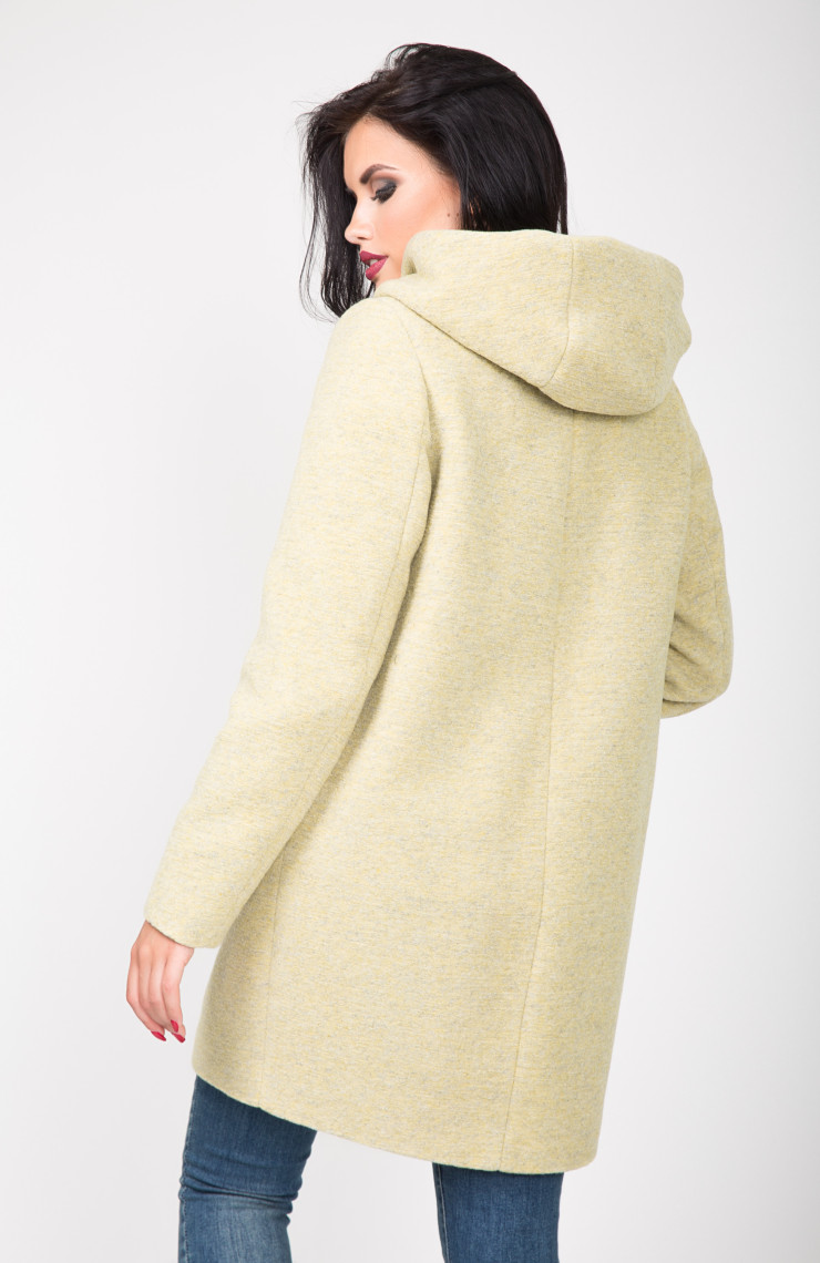 Пальто 2-444L Лимон