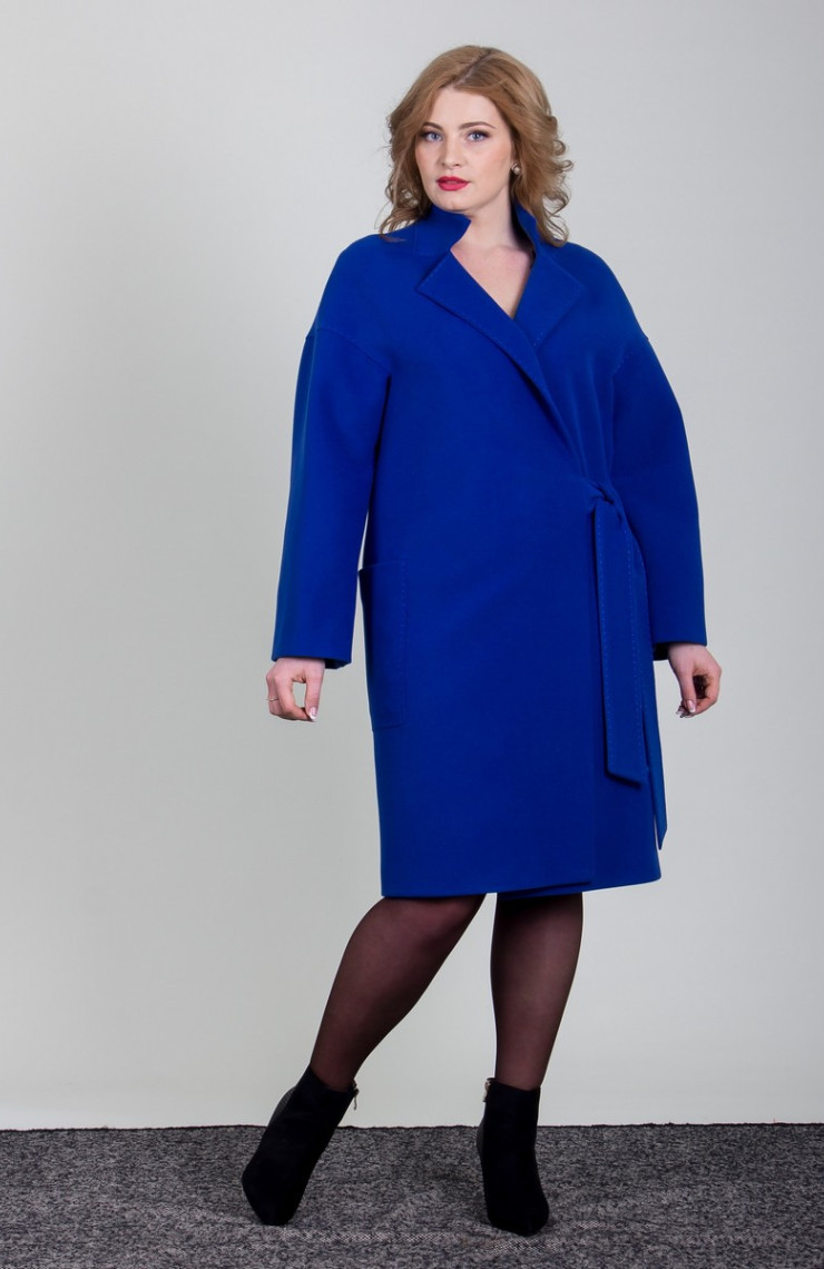 Пальто 2-447/9 Аквамарин