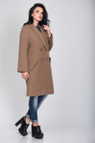 Пальто 2-448IT Молочный шоколад