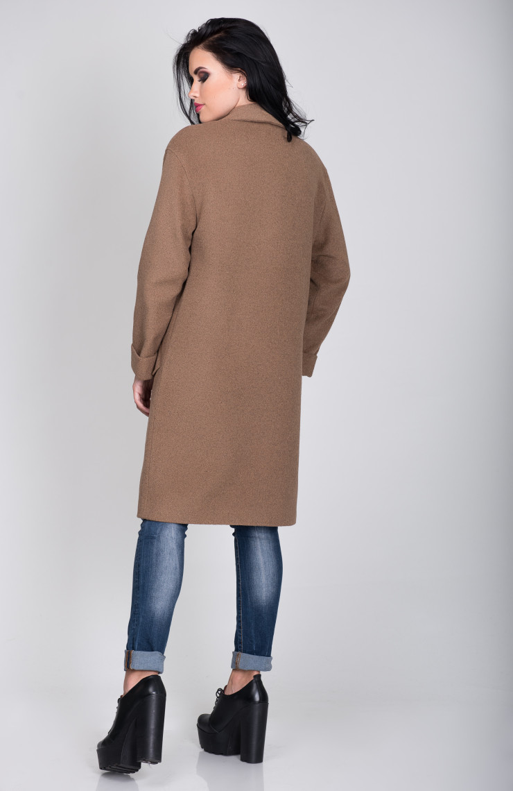 Пальто 2-448IT Молочный шоколад