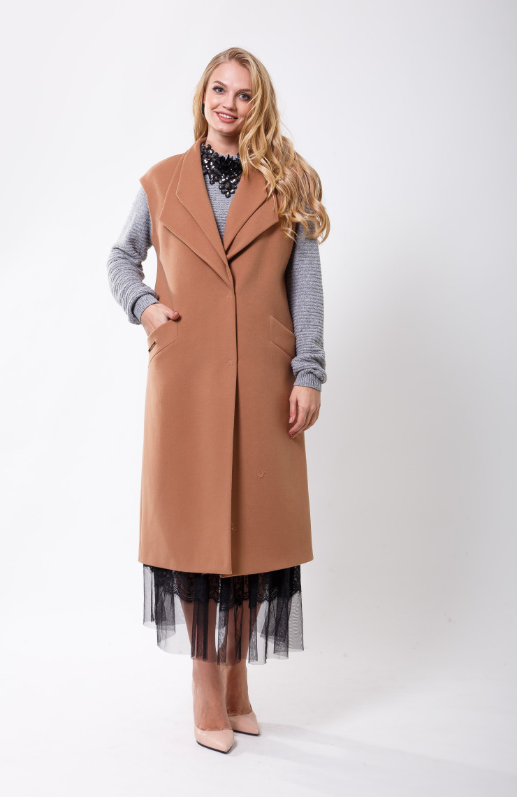 Пальто 2-451/9 Топленое молоко