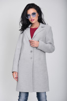 Пальто 2-472/9 Светло-серый