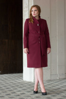 Пальто 2-483/9 Вишневый ликер