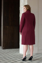 Пальто 2-483/9 Вишневый ликер