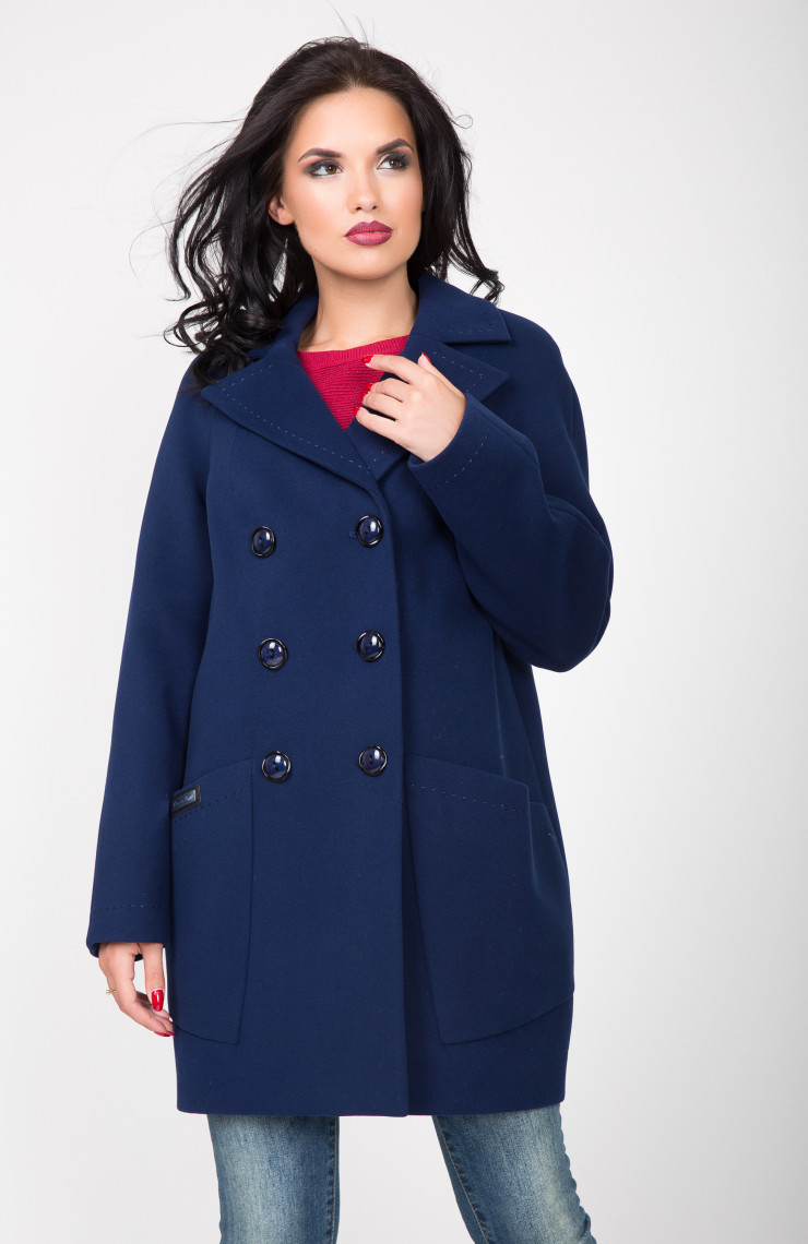 Пальто 2-486/9 Речная вода