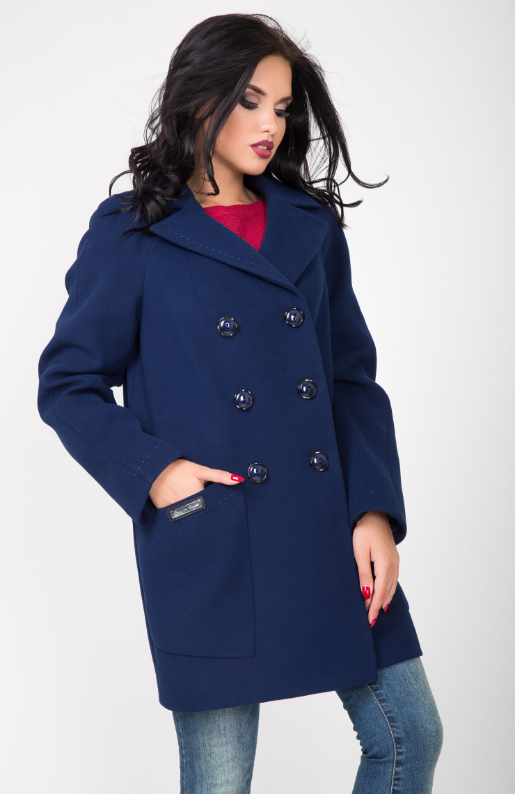 Пальто 2-486/9 Речная вода