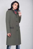 Пальто 2-516/9 Зеленый чай