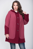 Пальто 2-540/9 Гранатовое вино