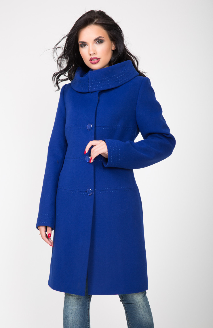 Пальто 2-549/9 Ультрамарин
